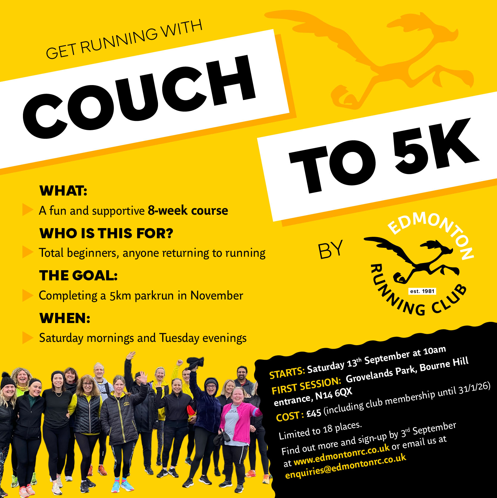 Edmonton RC C25K Programme Launch
